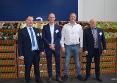 De 4 koppige directie: Peter, Ed, Marco en André