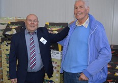 André Willemse en Jan Reincken, leermeester van André. Jan werkte vroeger voor DSW Steltenpool.