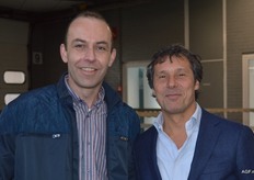 Henry Hazeleger en Luc Breebaart van Contact Prijs en codeerapparatuur.