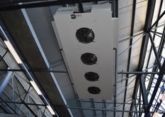 De productiehal is voorzien van een klimaatbeheersingssysteem.