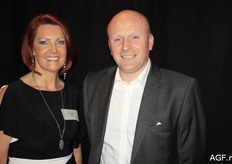 Ilse Hayen van EFC met Jo Lambrecht van BelOrta.