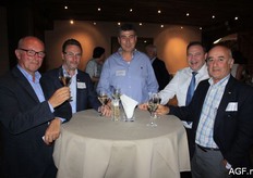 Johnny (BFV), Patrick Thoen (BFV), Marc Benoit (BFV), Filip Vanaken (REO) en Erik Champagne (BFV).