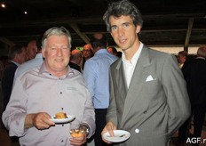 Herman Veulemans van BFV in gesprek met Jonathan Holslag.