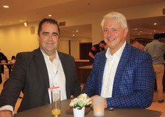 Johan van Alphen van Special Fruit met Antoon Ector van Infia België (IPB Natura).