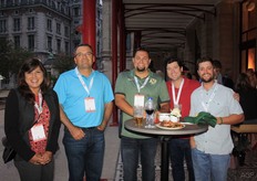 Hillary Thomas (Naturipe Berry Growers), Guillermo Maldonado (Darensberries), Hunter Chad (Darensberries), Kevin Gee en Patrick Gee (Darensberries).