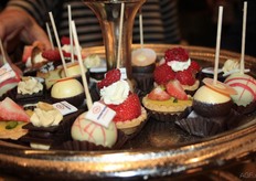 Aardbeien, frambozen en chocolade. Wat wil je nog meer?