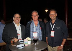 Andrew Horvath (Arkema), Gavin Linsley-Noakes (Professional Horticultural Consulting Ltd) en Adam Whitehouse (NIAB).