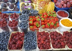 Zachtfruit in soort van kleinverpakking