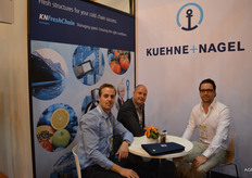 Jur de Graaf van Kuehne + Nagel in gesprek met Bob van Wessel en Stephan van der Torre van Eosta.