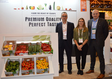 De Belgische afvaardiging met Didler Lepoutre van Fa. Orca en Thais Mees en Jo Lambrecht van BelOrta.