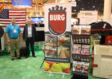 Arjan van Burg van Burg Machinefabriek met zijn Noord-Amrikaanse dealer Durand Wayland.