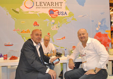 Blauwebessenteler Fred Douven op bezoek bij Levarht