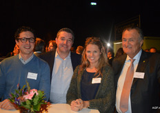Robrecht Borloo, Kristof de Witte, Sharon Levecque en Tony de Pauw van WDP.