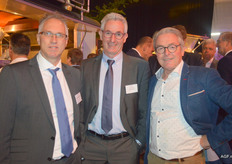 Gerard Pronk van The Greenery, Sjraar Hoeijmakers van ZON en Sjaak Stolze oud-EPS.
