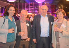 Marianne Verschoren (Van Dievel), Frans De Weerdt (LAVA), Jan de Wael (Van Dievel) en Magda De Weerdt (LAVA)