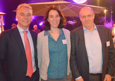 Sascha Strassburger van LPR en Marianne Verschoren en Jan de Wael van Van Dievel.