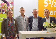 Kim Migchels, Mark Bus, Marc Boendermaker en Josh Hermans van AB Werkt