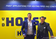 Ren van der Horst en Wim van der Voort van Spuitbedrijf R. van der Horst