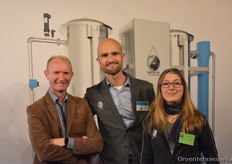 René van der Stam van Hortimax en Jeroen Krosse en Sylvia Breker van Water IQ