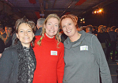 Agnes van den Berg (Magnifiq), Lenny Dijkshoorn (Westland on Stage) en Anja Vijverberg (Berg Hortimotive)