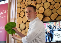 Niels van den Berg vertelt over de mogelijkheden van een wasabiblad