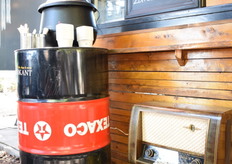 Vintage inrichting, de radio doet het nog