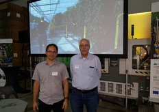 Jochen Hemming (WUR) en Jan Bontsema die ook geruime tijd bij het project betrokken is geweest.