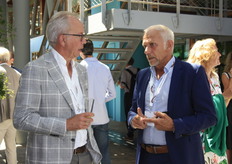 Peter Persoon van Beekenkamp Plants in gesprek met Ed van Dijk van ABN Amro.