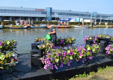Nog snel even water geven voor de start van dag twee van het Varend Corso 2018
