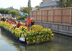Eén van de muziekboten