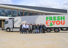 Het team van Fresh2You. Toon Coertjens, Remko Oirbans en Martijn Valerius ontbreken op de foto