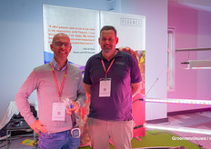 Huub Hermus en Gert-Jan Goes werkten samen bij Grodan totdat Gert-Jan de substraatsector afgelopen jaar inwisselde voor de LED-belichting van Fluence 