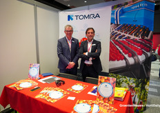 Team Tomra in hun stand.