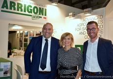 Leonardo Mannarelli, Patrizia Giuliani & Giuseppe Netti, van Arrigoni, met oa het nieuwe net Air Plus.