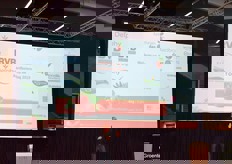 Ad Bastiaanse was de dagvoorzitter tijdens het plenaire programma met allerlei lezingen.