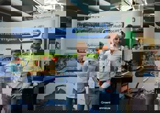 Kim Oosterom (Houweling Horticulture) en Harm Vogels (Intracare)