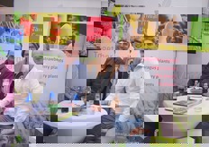 Thwan van Gennip, Angelique Elemans en Twan Goertz van Aardbeiplantenkwekerij Thwan van Gennip