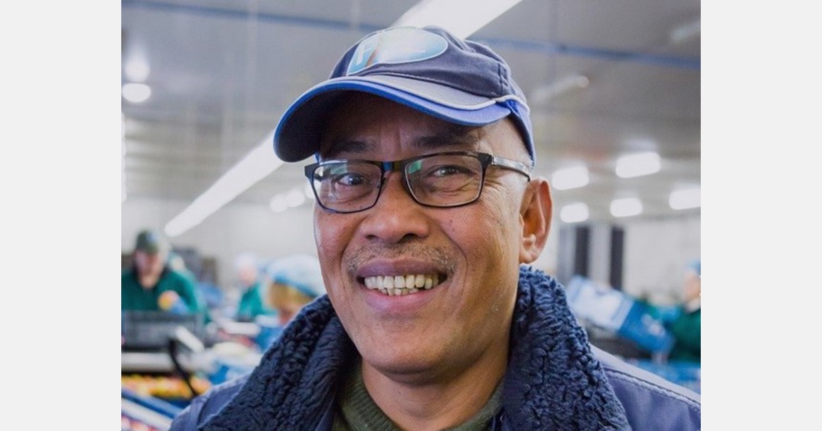 Stanley Madasim van Fruit Packing Zeeland 40 jaar in dienst