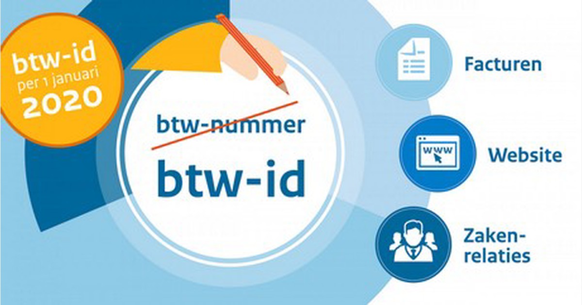 Nieuw btwidentificatienummer gaat op 1 januari in