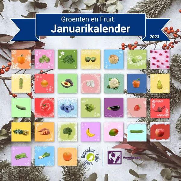 zuurstof Verovering Liever GroentenFruit Huis brengt januarikalender uit voor Gezonde start 2023
