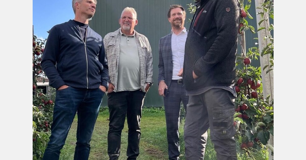 Bedrijfsbezoek CDA-kandidaat aan fruitteeltbedrijf Buitenburg Herwijnen