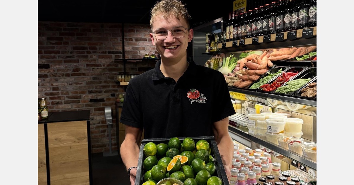 Negentien en eigen baas: Ryan Koops neemt groentewinkel in Staphorst over
