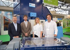 Kevin Vanderploeg (Bellpark), Justin Vanderputten (Bellpark), Nathalie Barnhoorn (LogitecPlus) and Mark van der Zande (LogitecPlus)