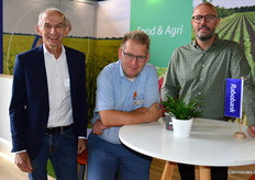 John Oostvogels Peter de Jong en Frans Weststrate van de Rabobank