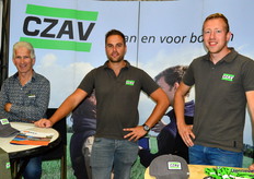 Paul Sweere Pol van de Vijver en Frans Deijkers van CZAV