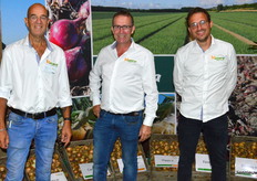 André Boot, Paul Fiers en Arjan Bos van Hazera Seeds