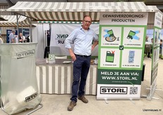 Wim in t’ Veld van Stichting Storl. De nieuwe stichting houdt zich bezig met de opruiming van verpakkingen en restanten van gewasbeschermingsmiddelen