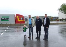 Ook vier 'Mollen' van Mol Fresh Food uit Putten kwamen kijken in Steenbergen