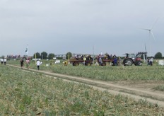 rondje op het proefveld