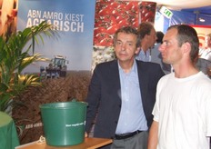 Peter de Koeijer van ZLTO kwam ook langs